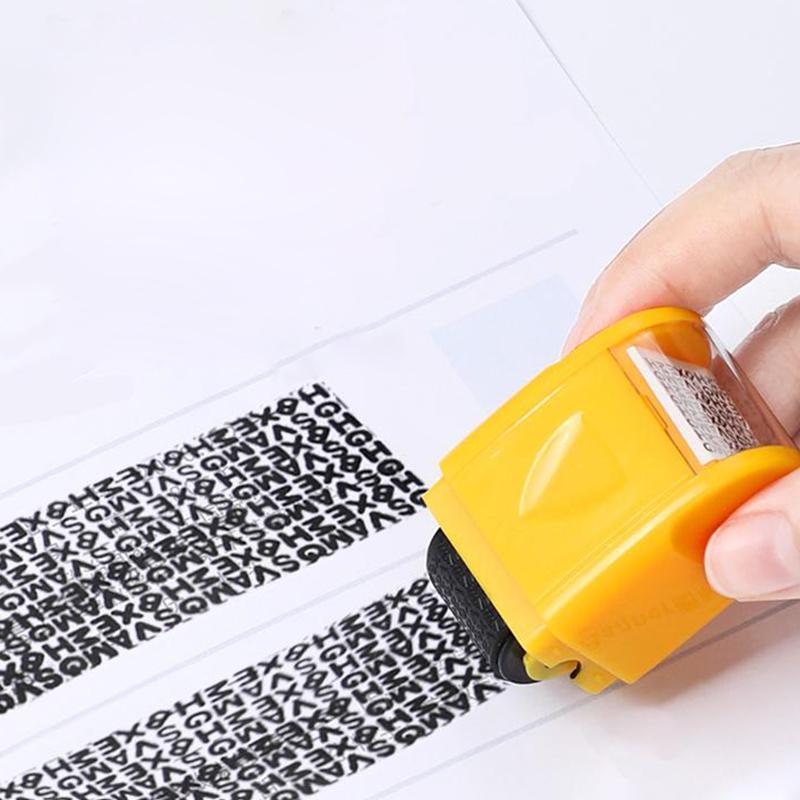 Rolstempel met privacyzegel