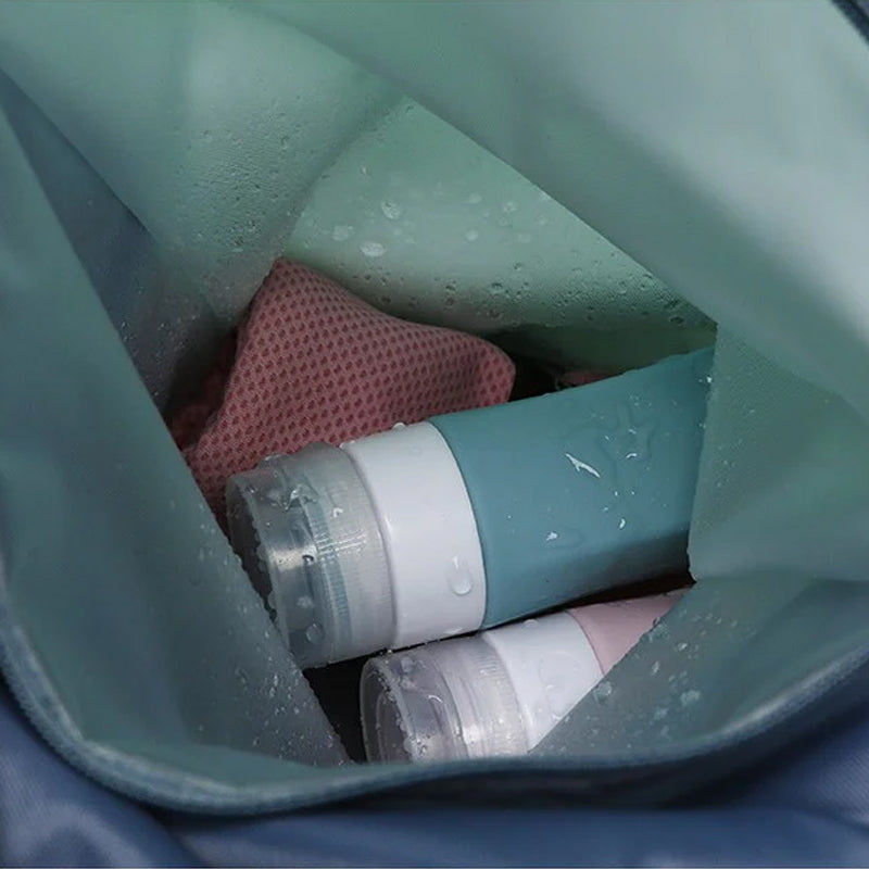 Geborduurde rugzak met trekkoord