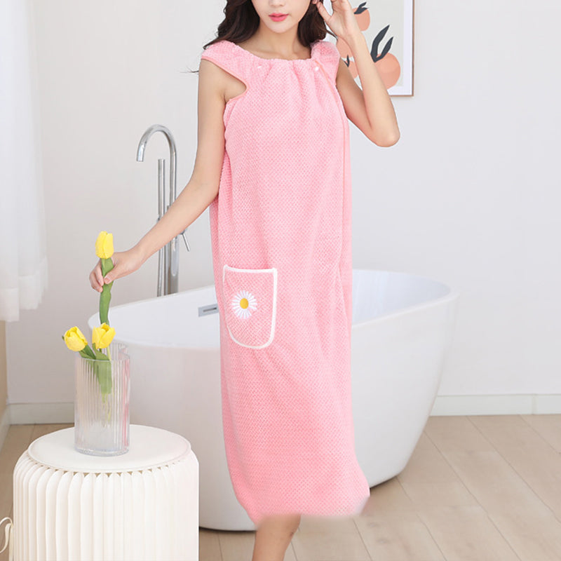 Sneldrogende absorberende water draagbare badjassen