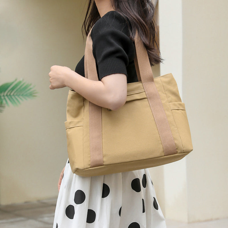 Waterdichte draagtas van canvas met grote capaciteit