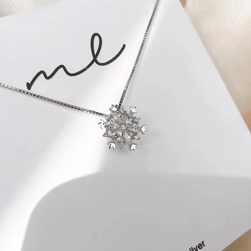 Glimmende Sneeuwvlok Ketting
