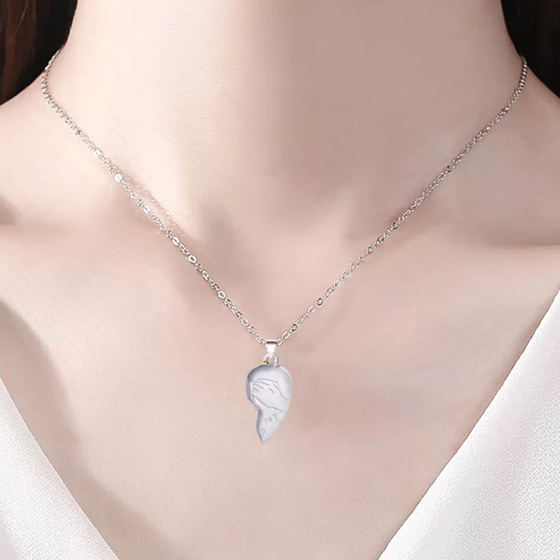 Side by Side Bijpassende Ketting met Magneet