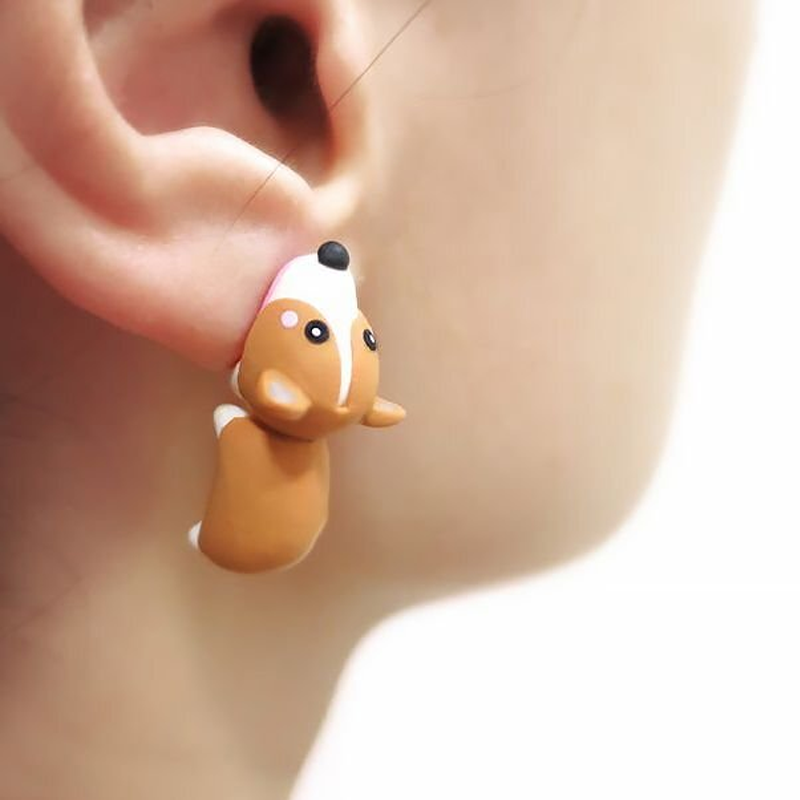 Schattige dierenbeet oorbellen