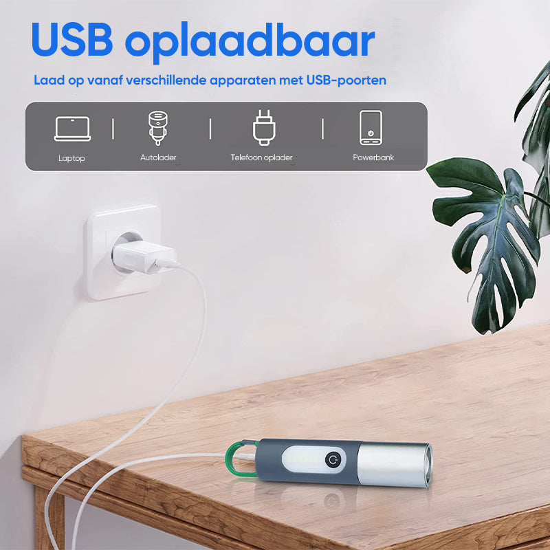 LED oplaadbare zaklampen