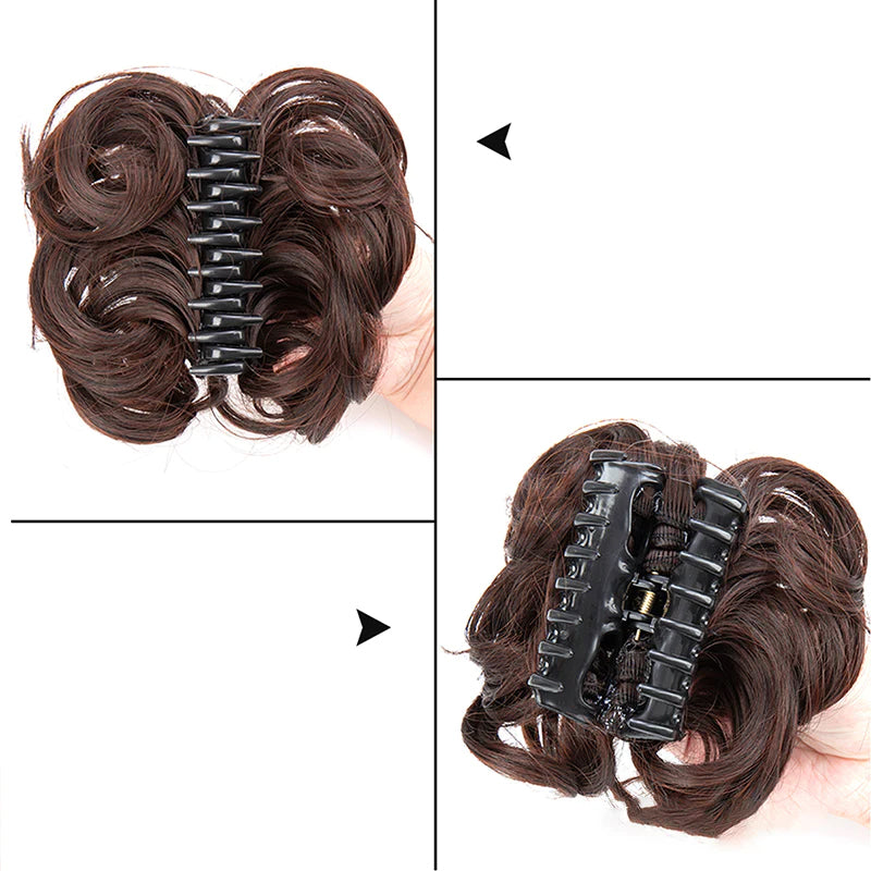 Bun Clipping Flower Bud-pruik