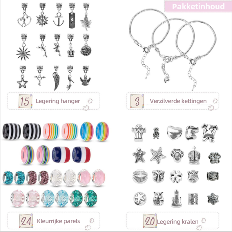 Eenvoudige DIY-set voor het maken van armbanden