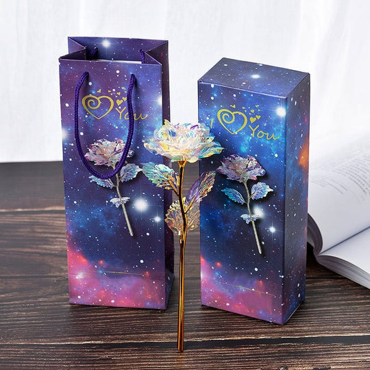 Kleurrijke Galaxy Rose met liefde