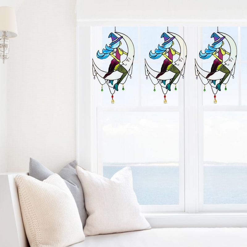 Heks boven de maanlichtdecoratie