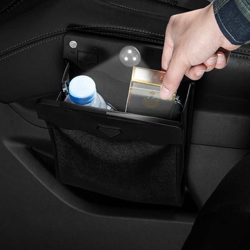 Waterdichte auto lederen prullenbak