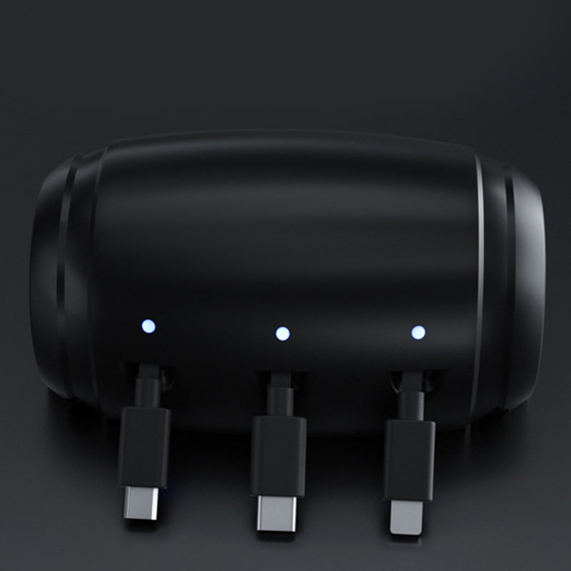 Intrekbare achterbank 3 in 1 oplader