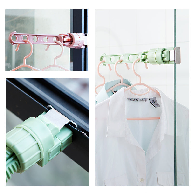 Opvouwbare kleerhanger voor aan de muur