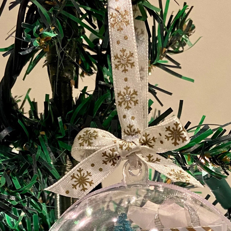 Kerstboom decoratie transparante bal