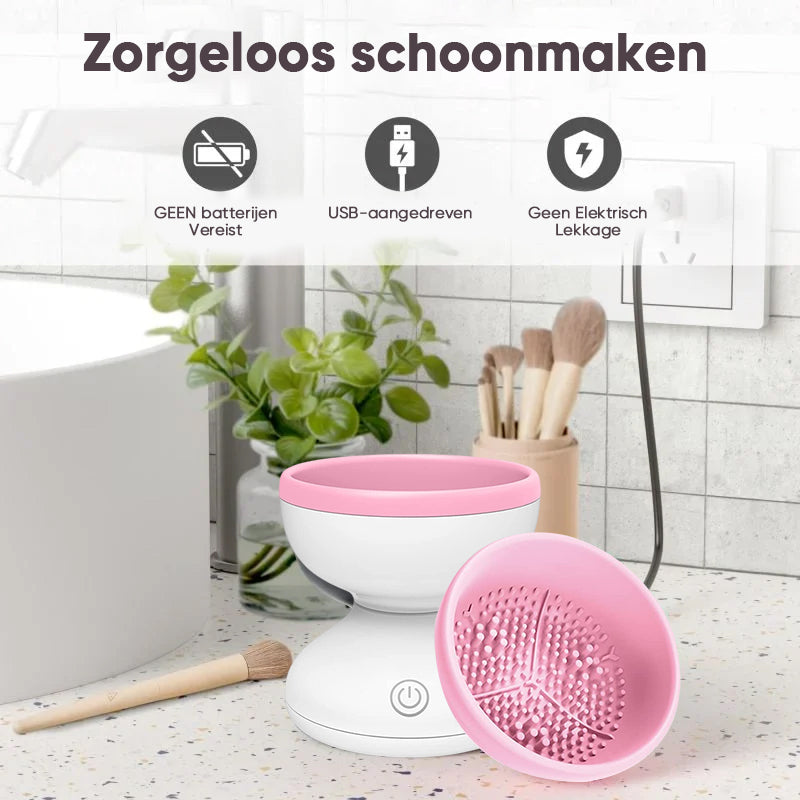 Elektrische make-upborstelreiniger