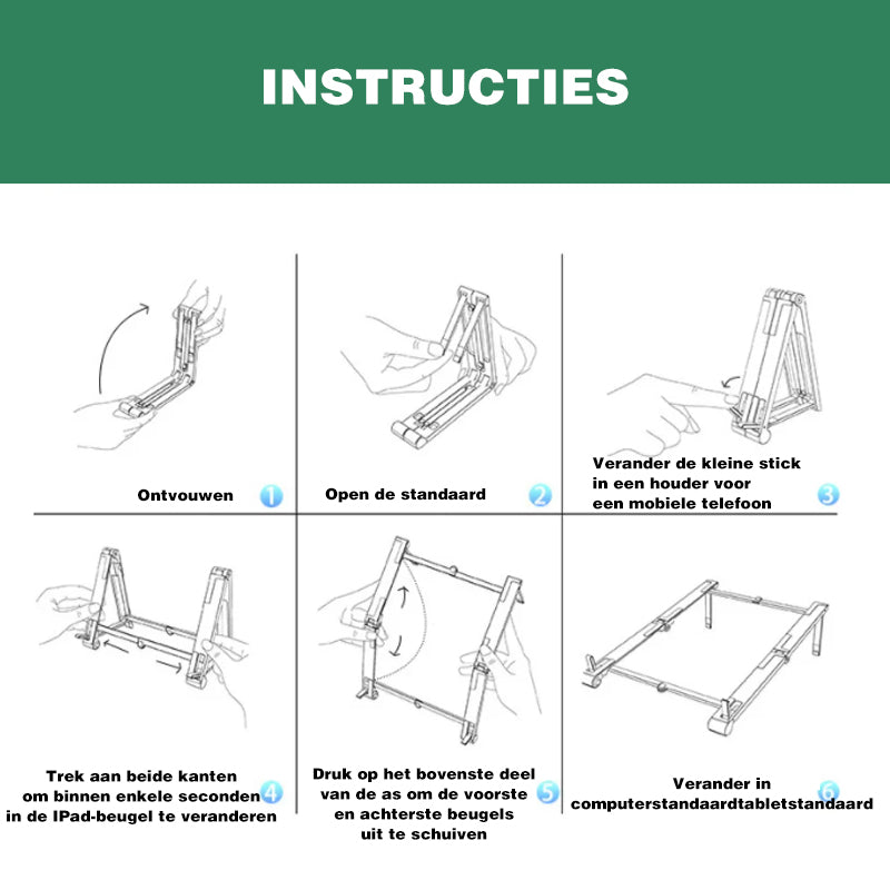 3 in 1 multifunctionele beugel