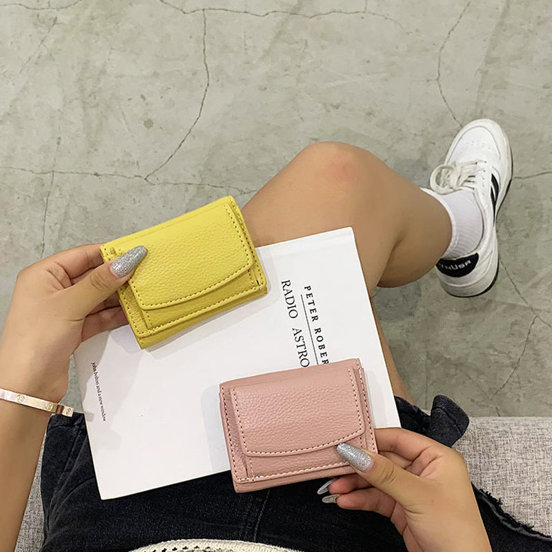 Opvouwbare korte portemonnee voor dames