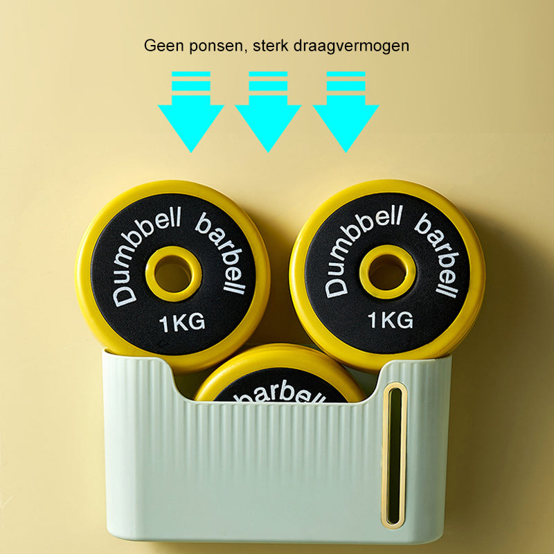 Wandgemonteerde vuilniszakorganizer