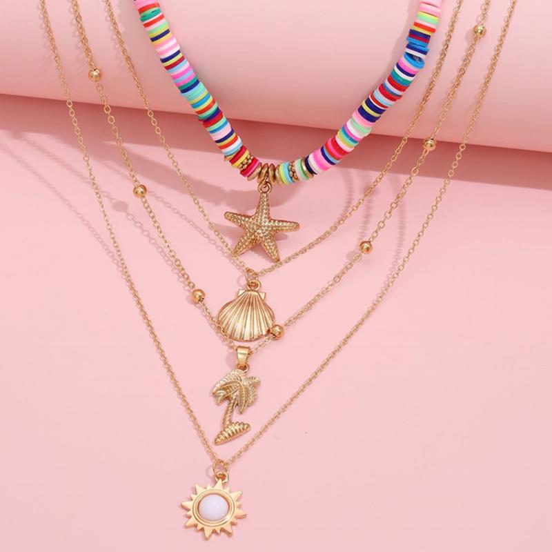 Meerlagige Y-vormige hanger ketting