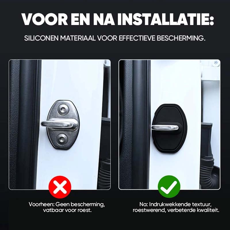 Autodeurslot beschermhoes (4 stuks)