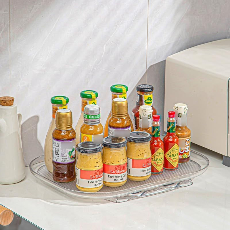 Rechthoekig draaiplateau voor koelkast