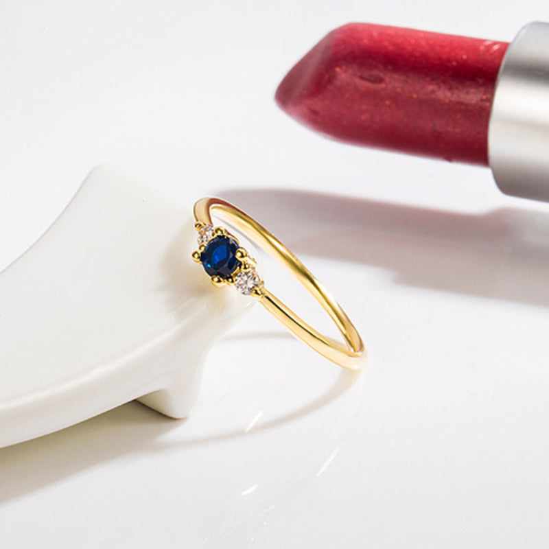 Art Deco Geboortesteen Ring