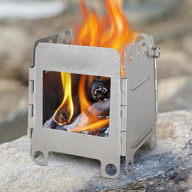 Draagbare BBQ-grillset