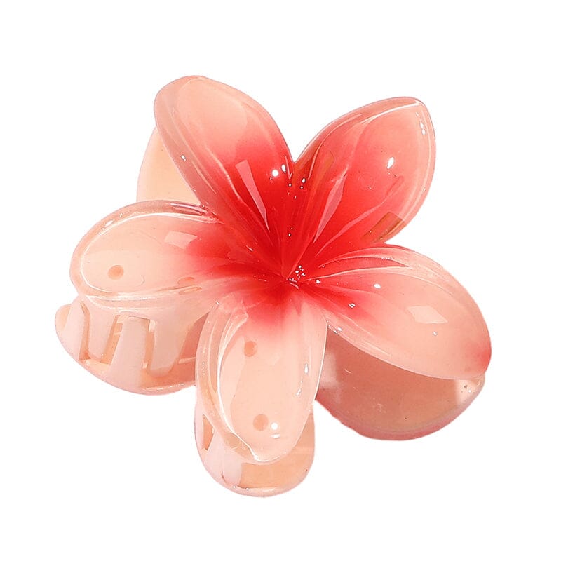Haarclip met eierbloem