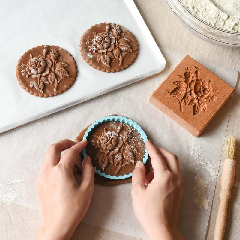 3D Houten koekjesvorm