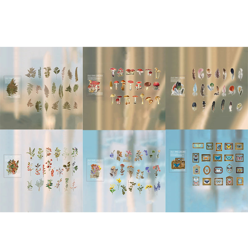 Geheugen Tuin-serie PET-stickerset