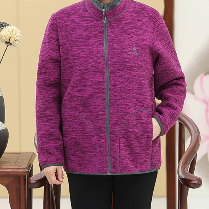 Warme fleece jas voor dames