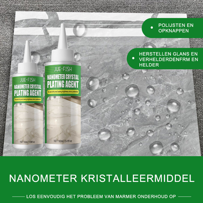 Coating van stenen nano kristallen