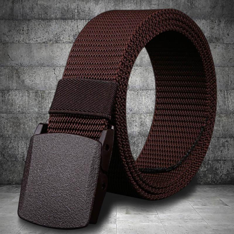 Niet-metalen niet-magnetische nylon riem met gesp
