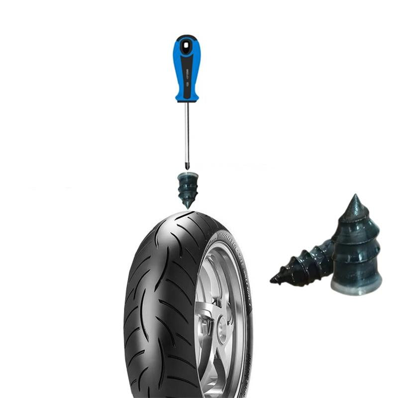 Rubberen spijker voor bandenreparatie