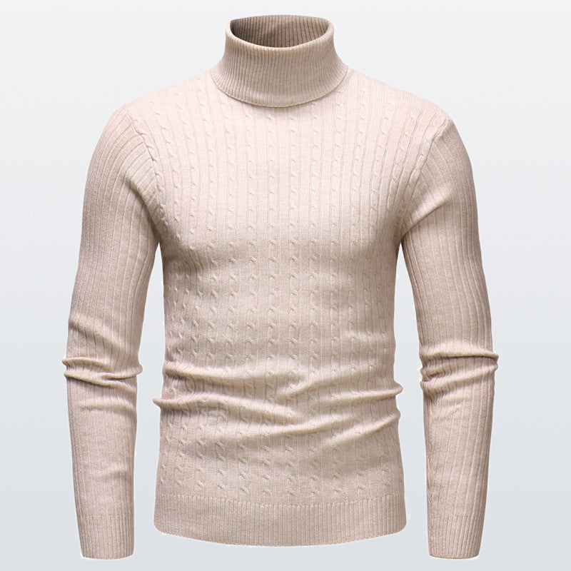 Men's Knitted Turtleneck Sweater