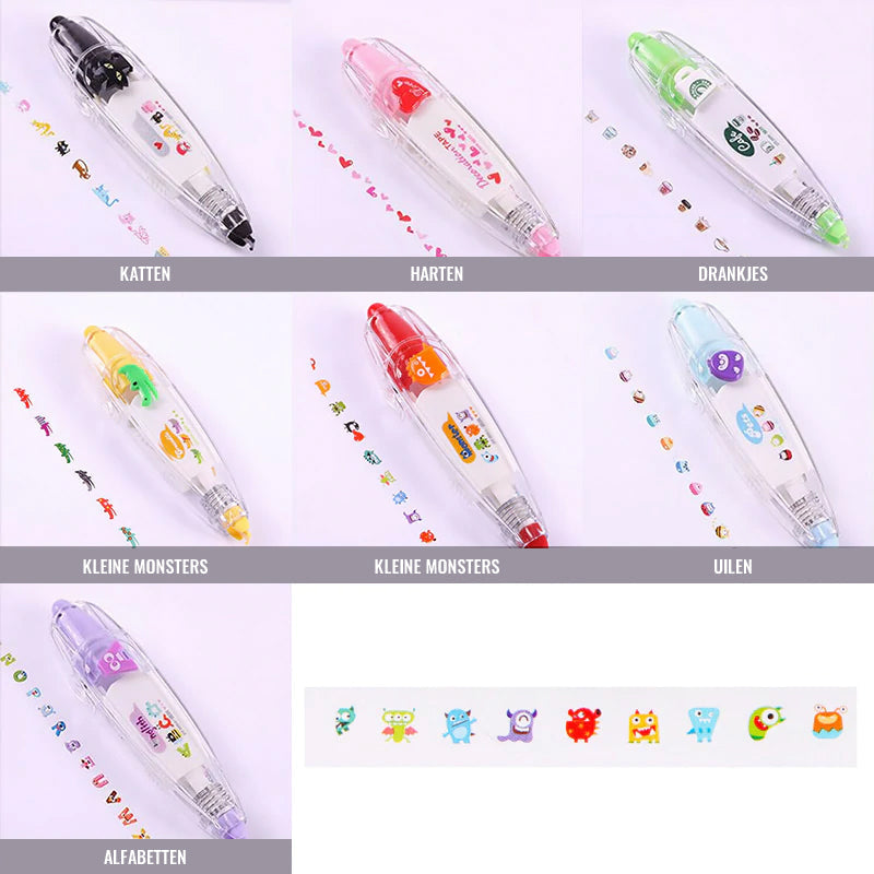 Leuke plakbandpen