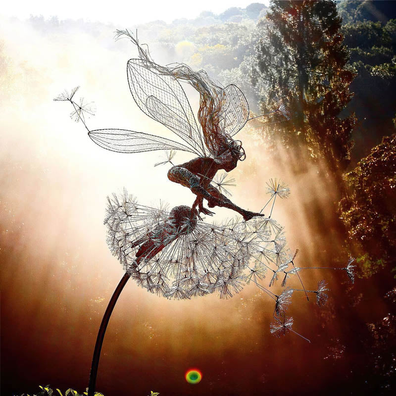 Wonderland-achtige tuindecoratie