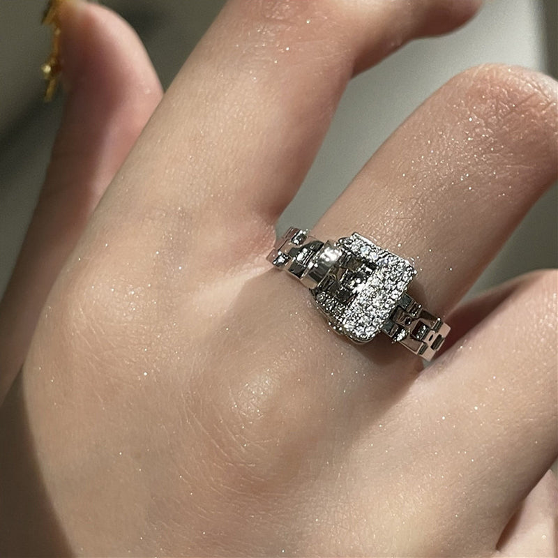 Ketting riem gesp-ring