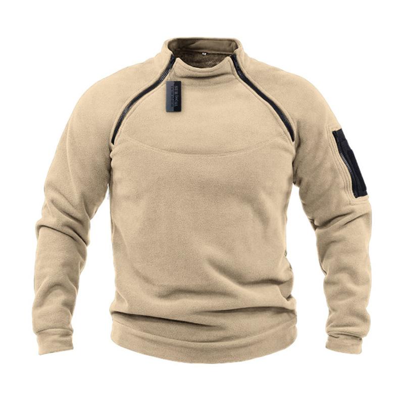 Herentrui met ritssluiting en kraag