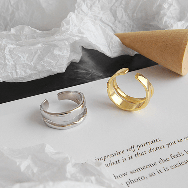 Dubbele rij geometrische verstelbare ring