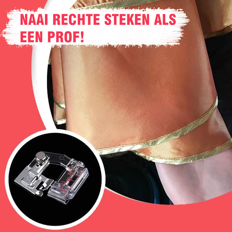 Verstelbare bindmachine naaivoet