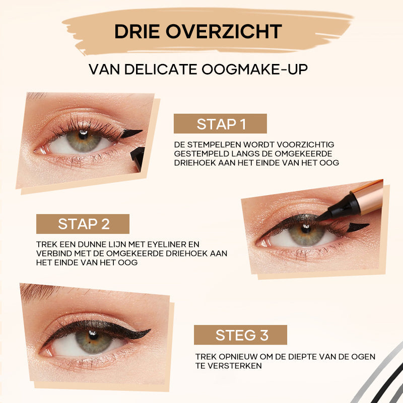 Verleidelijke Cat Eye Stamp Eyeliner