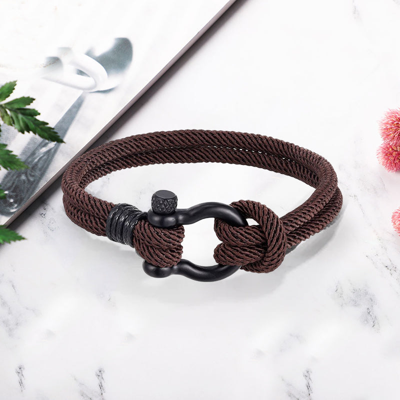 Producten Nautische gevlochten touw-armband