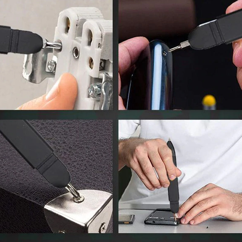 Penvormige telefoonhouder met schroevendraaiersets