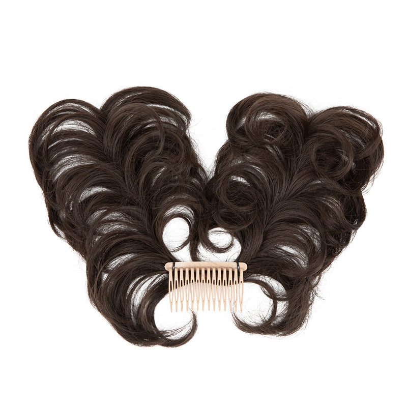 Moeiteloze elegantie zijkam met clip in haarknotje