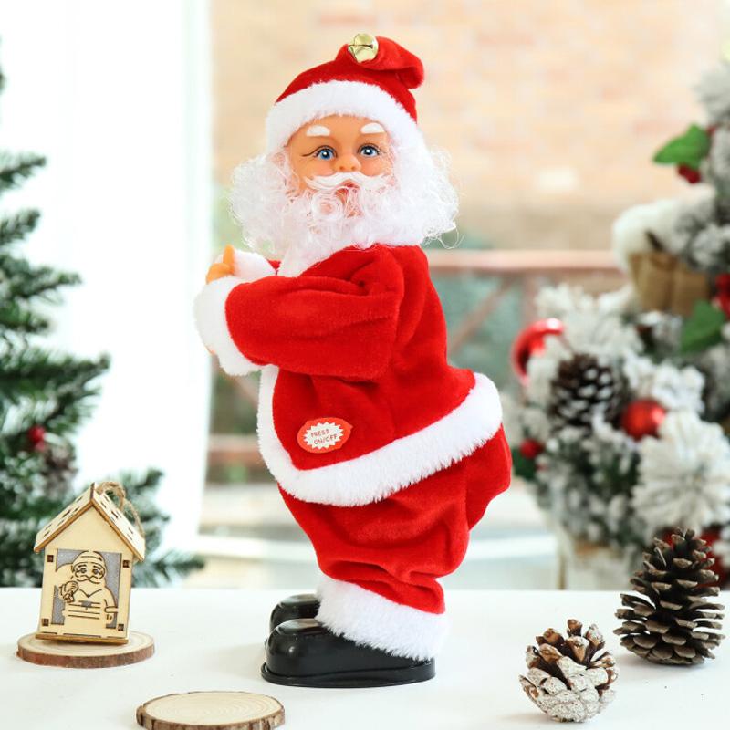 Grappige kerstman pop