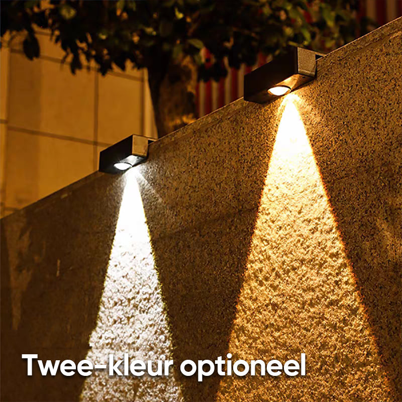 Super heldere zonne-wandlamp