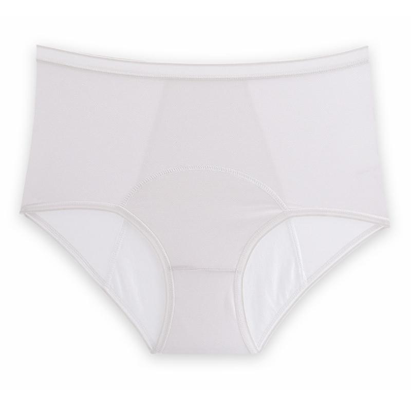 Ademend lekvrij slipje met hoge taille