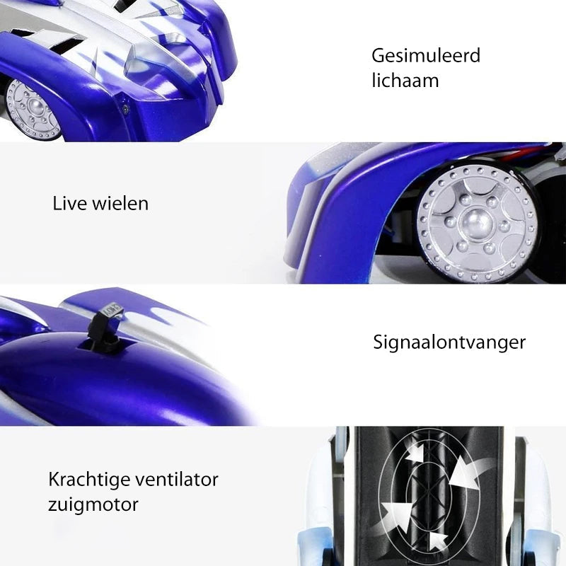 Anti-zwaartekracht muurklimmen