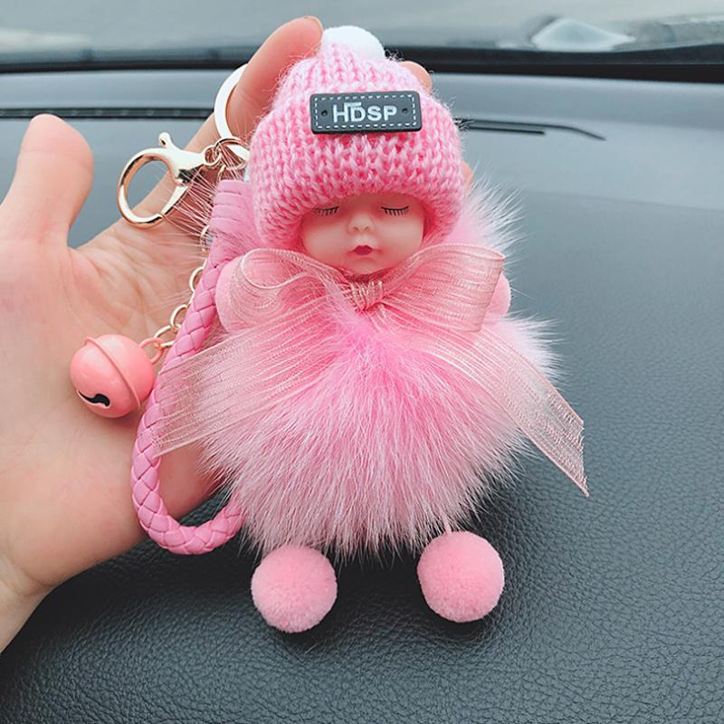 Leuke simulatie pluche scheel pop