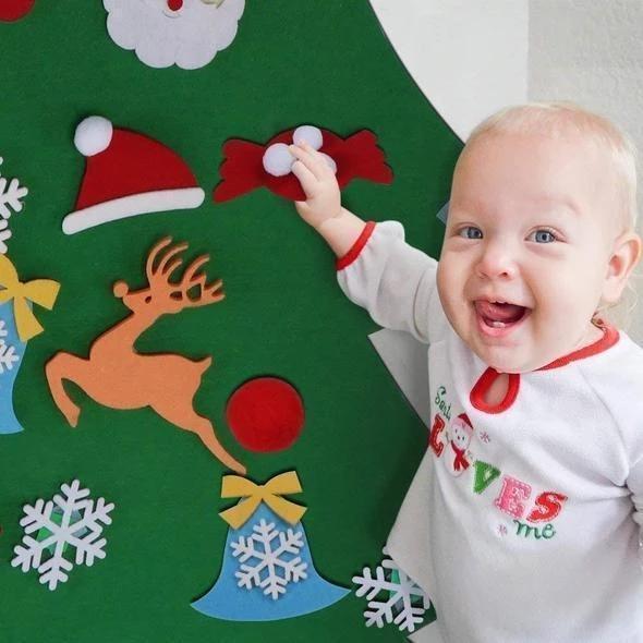 DIY vilten kerstboom (Beste cadeau voor kinderen)