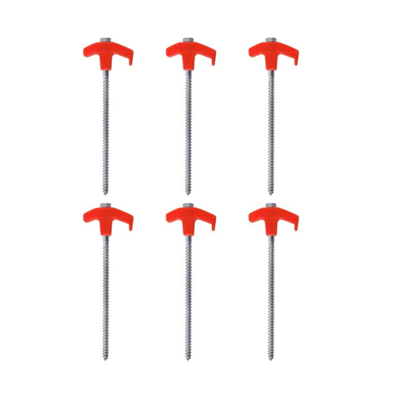 Lichtgevende zeshoekige spiraalvormige fluorescerende nagel van koolstofstaal